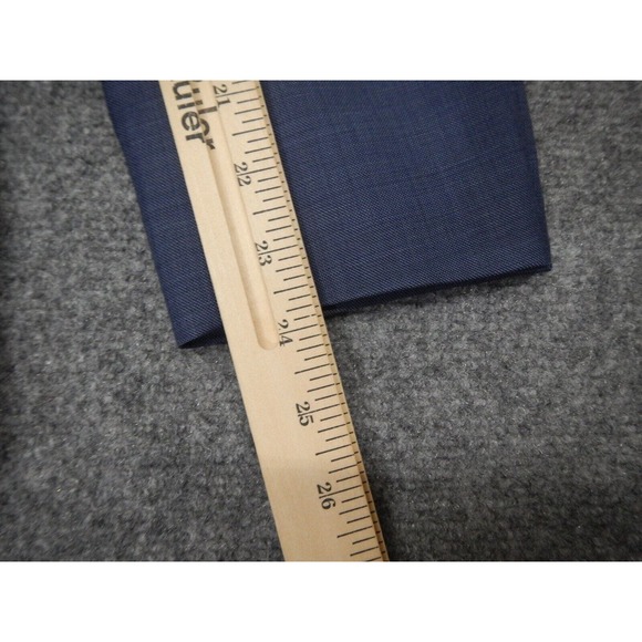 J. Crew Thompson Suit Men's Size 38S Slim Fit Blue w/ Brown Buttons 100% Wool - Picture 9 of 16